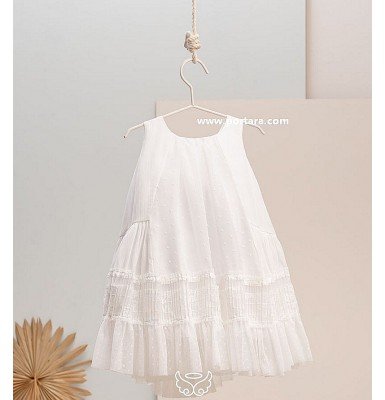 Cornilia Christening Dress in Off White